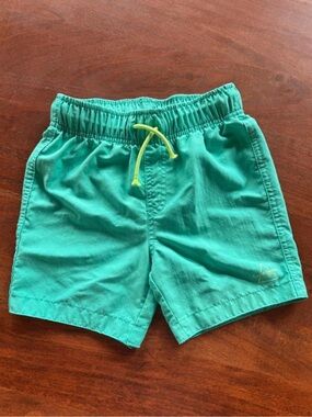 Kids Teal Green Drawstring swim Shorts